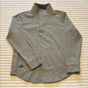 BYLT Basics Men's Elite Fairway Pullover Heather Gray Size Medium